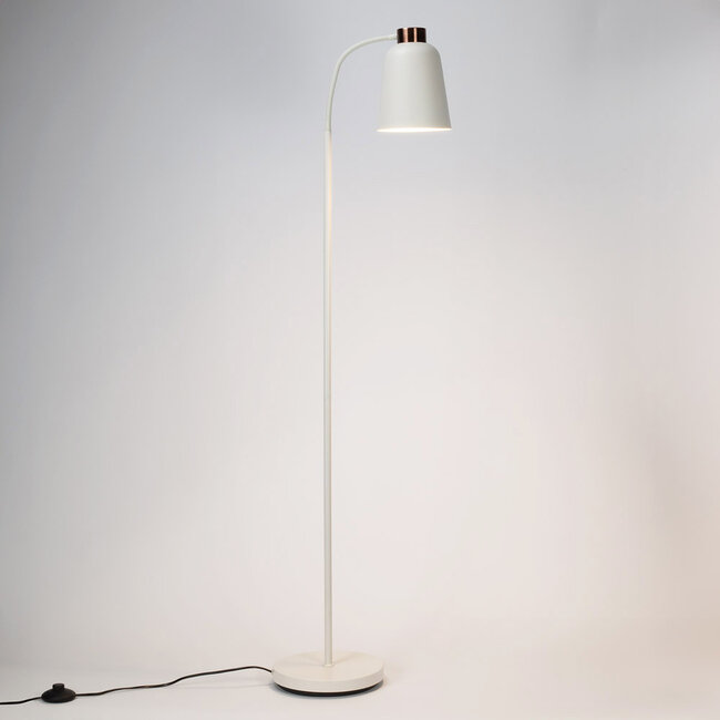 Retro Stehlampe weiß - Arch