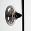3-flammige Stehlampe Musta - Schwarz mit rauchgrauem Glas