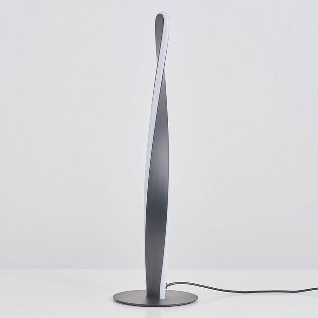 Gedrehte Design-Tischlampe Rizar - Schwarz