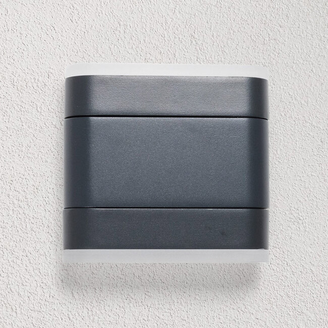 Ausklappbare Außenwandleuchte 9W - schwarz