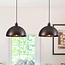 Industrielle Pendelleuchte, 2-flammig - Toshi