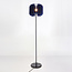 Stehlampe Lenthe aus PET-Filz - Marineblau