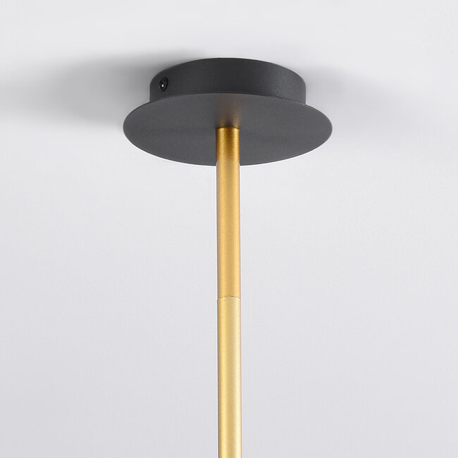 Design-Hängeleuchte Danley, 2-flammig - Milchglas