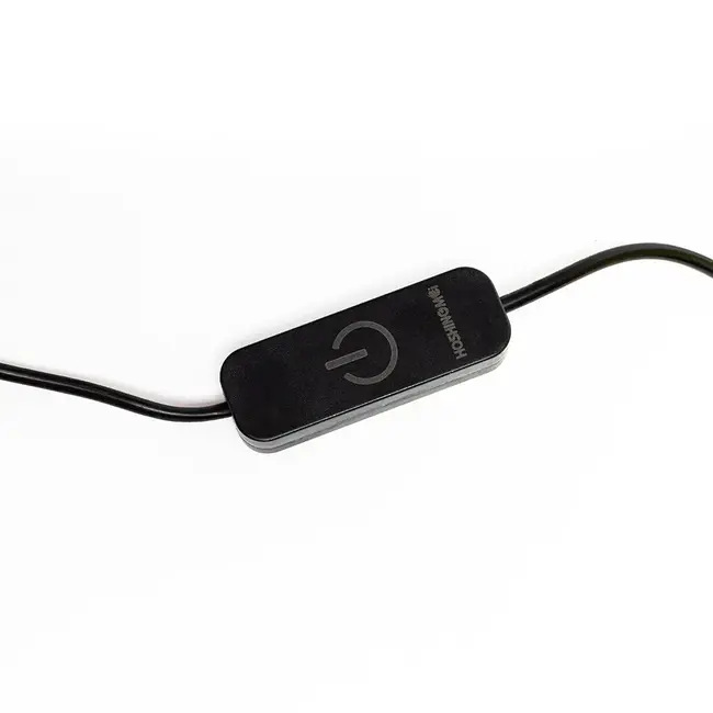 Gedrehte Design-Tischlampe Rizar - Nickel satiniert