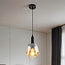 1-lichts hanglamp Mala - bolvormig glas