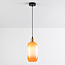 1-lichts hanglamp Anne - oranje glas