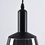 1-lichts hanglamp Mala smoke glas - bolvormig glas