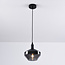 1-lichts hanglamp Mala smoke glas - breed glas