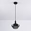 1-lichts hanglamp Mala smoke glas - breed glas