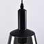 Design hanglamp in smoke glas, 3-lichts - Mala