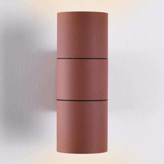 2-flammige Wandleuchte rostbraun - Giorgia