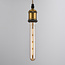 E27 dimmbare Röhrenlampe amber Glas mit Filament 4W, 2200K, 22,5 cm