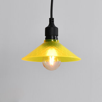 Schirm für Illu-Lichterketten-Lampen - gelb