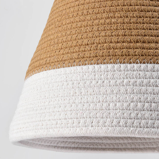 Hanglamp Hikari met katoenen kap