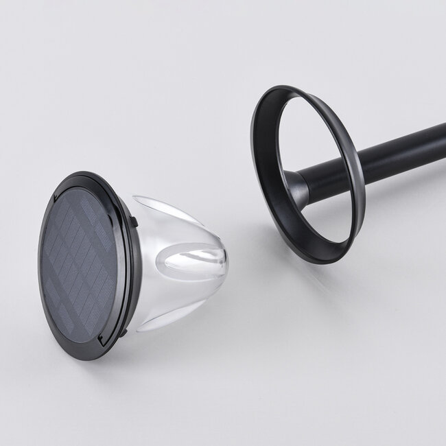 Solar-Außenlampe Elio mit anpassbarer Farbtemperatur – 2er Set