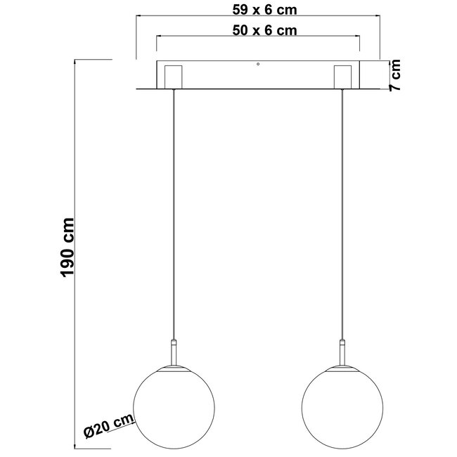Luxuriöse Pendelleuchte Svea gold mit Milchglas - 3-stufig dimmbar, 2700K