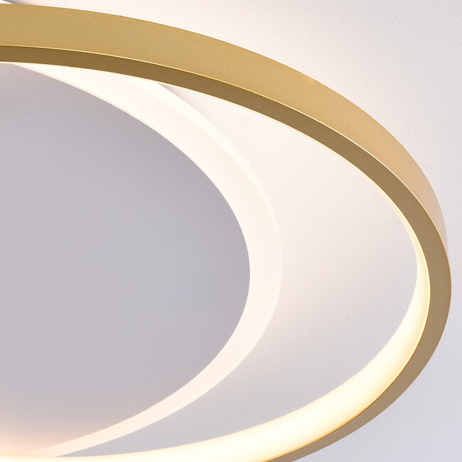 Design-Deckenleuchte 2-flammig Reza mit dimmbaren LEDs - rund