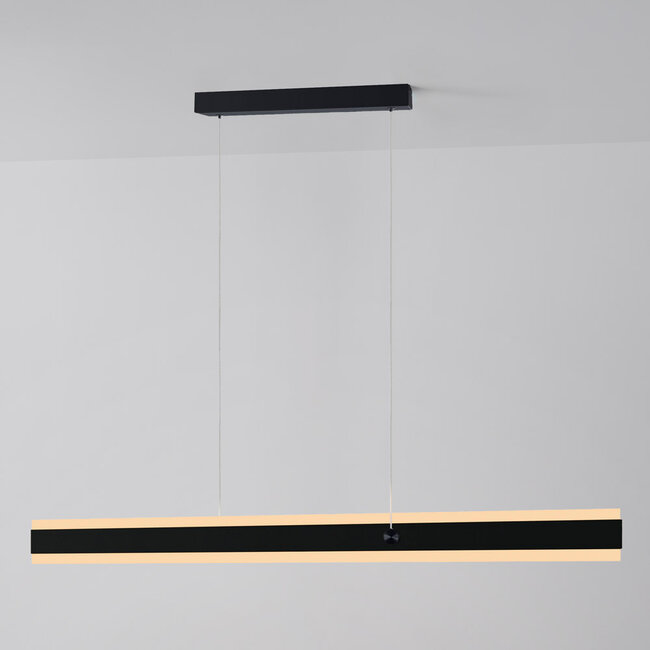 Hängelampe Andre - Mattschwarz mit 3-stufig dimmbarer LED und Up-Down-Licht