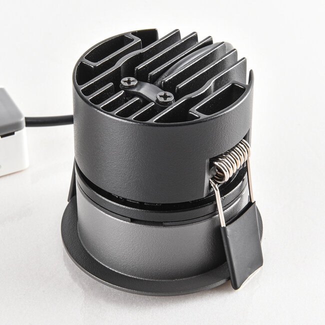 9W Einbaustrahler Meya mit Ring 3 - dunkelgrau