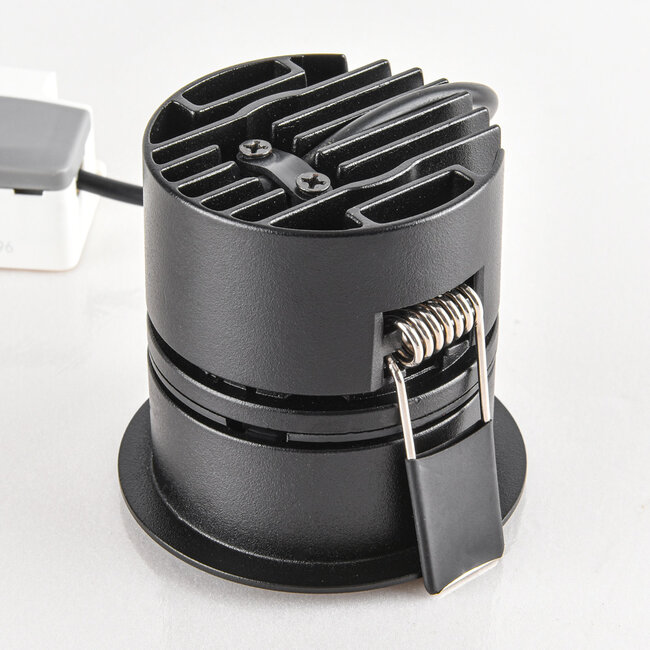 9W Einbaustrahler Meya mit Ring 3 - schwarz