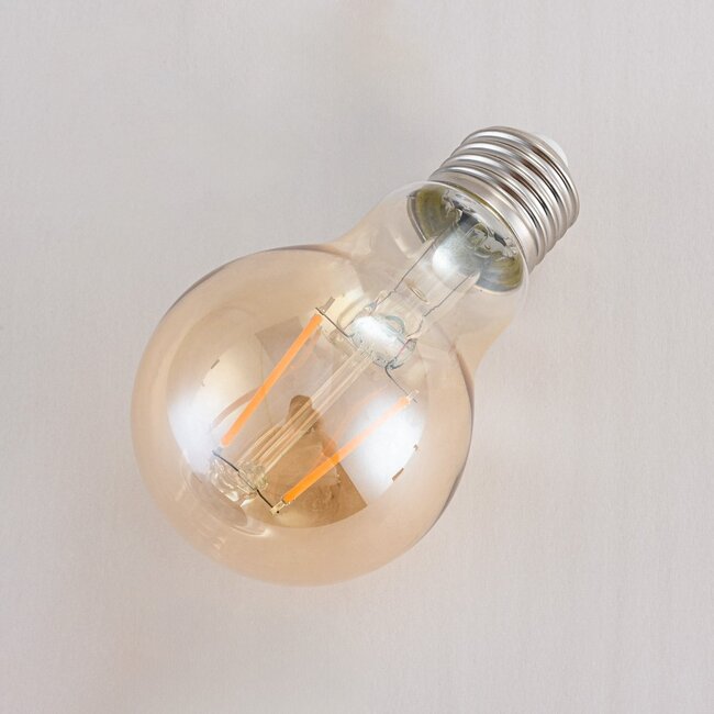 2,5W, 4,5W, 7W & 10W Filament Glühlampe, 2000K, amber Ø60 - dimmbar