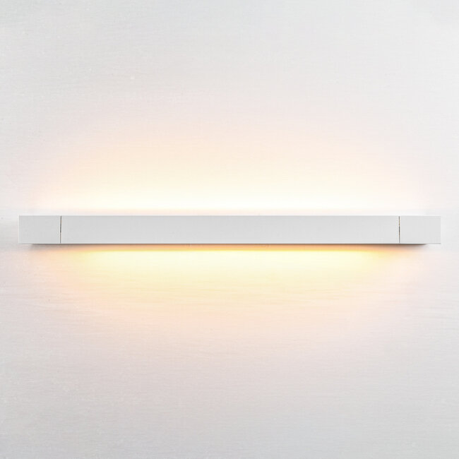 Drehbare Wandlampe Sirle 60 cm in Weiß