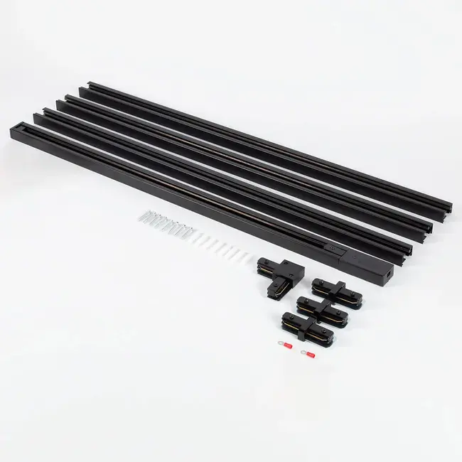 Modernes 1-Phasen-Schienensystem von 3 Metern mit Nox-Spots - 3-stufig dimmbar