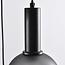 3-flammige Hängelampe Brinati - graues Mattglas