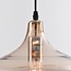 3-flammige industrielle Pendelleuchte mit amber Glas - Maracas