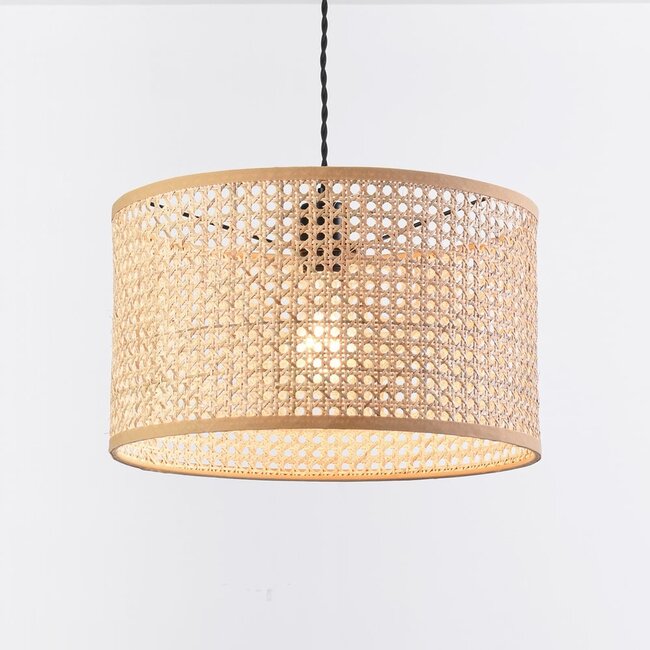 1-flammige Rattan-Pendelleuchte - Mimbre