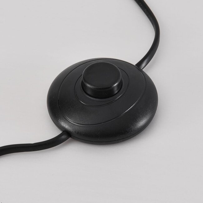 Verstellbare Stehleuchte mit natürlichem Lampenschirm - Bask