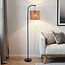 Bogenlampe mit natürlichem Schirm - Reed