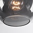 1-Licht-Pendelleuchte Verona smoke - rundes glattes Glas