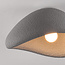 Wabi-Sabi-Deckenlampe Concrete Aura 60 x 47 cm mit Steineffekt - Grau