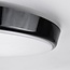 Deckenleuchte schwarz Ø35,2 cm mit Notlichteinheit - CCT-Schalter 3000K/4000K/6000K