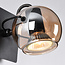 Drehbarer Wandeinbauspot mit amber Glas - Jace