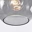1-flammige Hängelampe Liya in Rauchglas, Variante 2