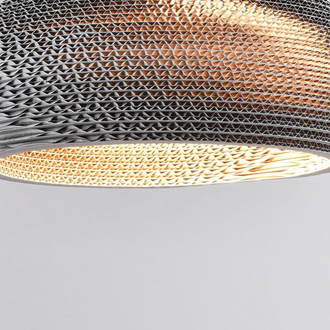 Hängeleuchte aus Karton weiß - Lena