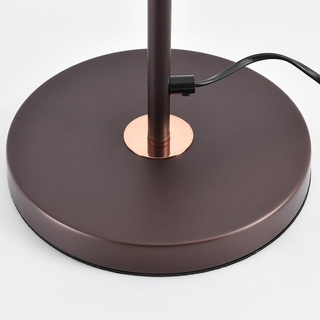 Stehleuchte mit schwenkbarem Schirm - Freddie - Braun