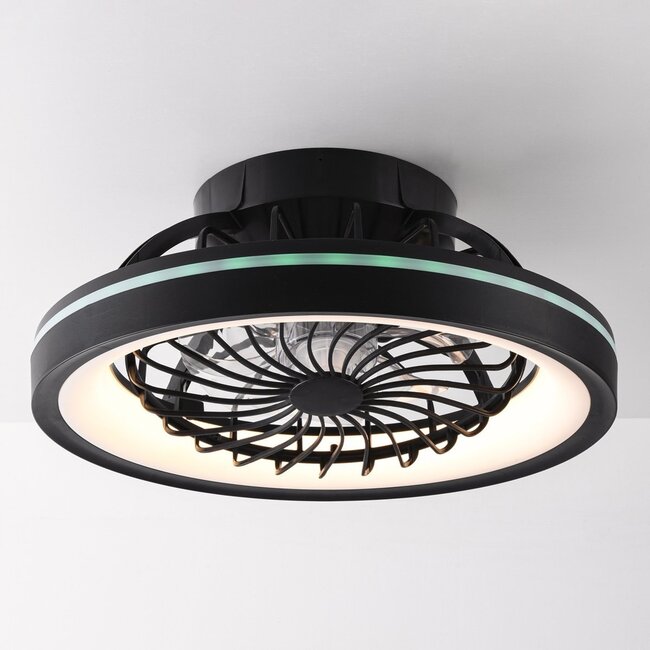 Deckenventilator mit dimmbaren LEDs und RGB-Funktion - Flow