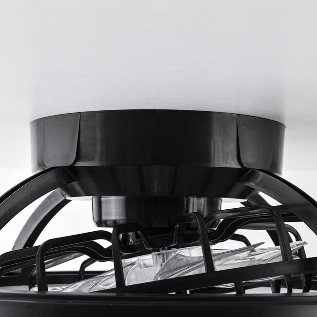 Intelligenter Deckenventilator Flow mit Fernbedienung, TUYA wifi app und RGB-Funktion