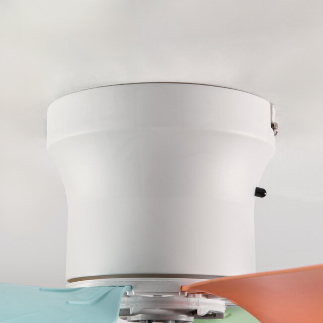 Bunter Deckenventilator Swift inkl. Lampe und Fernbedienung
