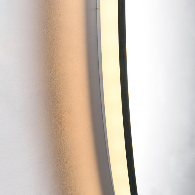 Shina Badspiegel mit dimmbaren LEDs, Berührungssensor, einstellbaren Farben und Spiegelheizung