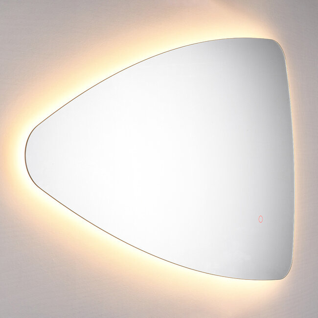 Vitra Badspiegel mit dimmbaren LEDs, einstellbaren Farben, Berührungssensor und Spiegelheizung