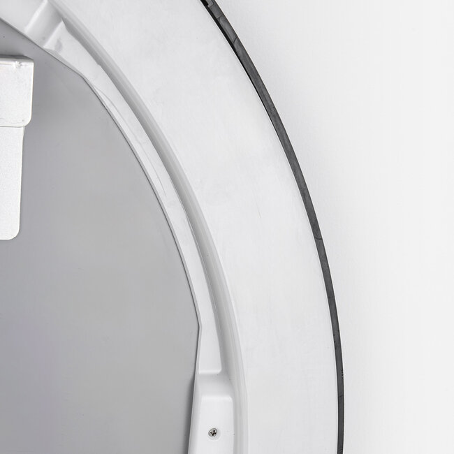 Badezimmerspiegel mit Beleuchtung Radi Ø60 cm - Dimmbare LEDs mit Berührungssensor, einstellbare Farben und Spiegelheizung