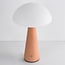 Aufladbare Pilz-Tischlampe Mira mit Touch-Dimmer und integrierter LED