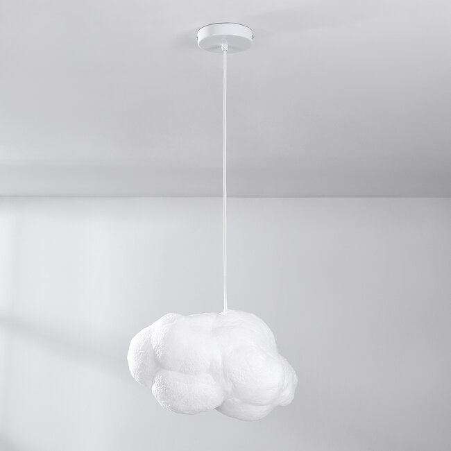 Weiße Hängelampe in Wolkenform Kumo 30 cm - Wolkenlampe