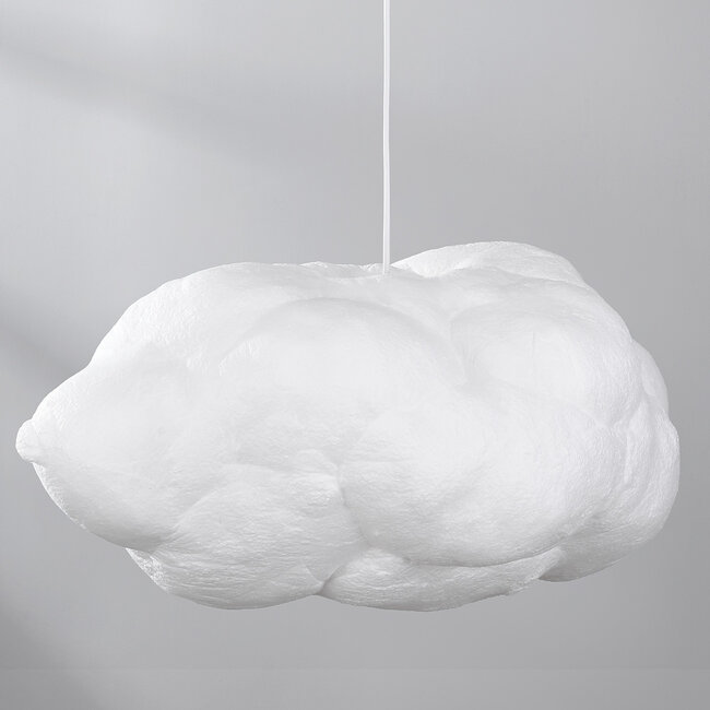 Weiße Hängelampe in Wolkenform Kumo 60 cm - Wolkenlampe