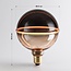 E27 Filamentlampe LED dimmbar Amber-Rauchglas 4 Watt, 13 cm