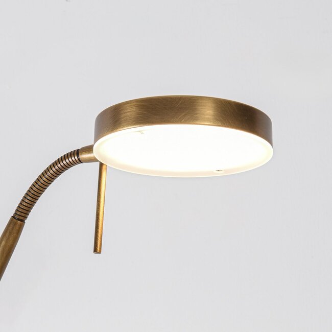 Stehleuchte Lumina bronze mit integrierten LEDs und einstellbarer Farbtemperatur